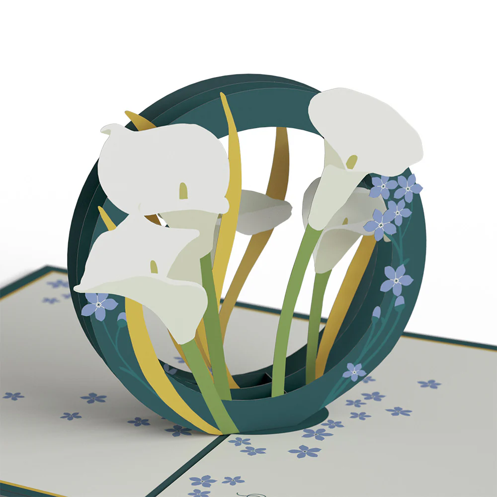 Deepest Sympathy Pop-Up Card & Bouquet Bundle - Image 4