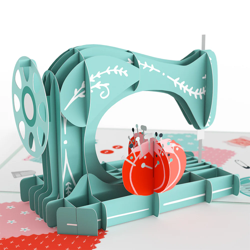 Love You Sew Much Pop-Up Card and Sentiment Set - Image 3