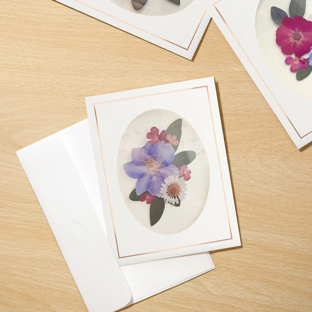Petal Pressed™ Blank Notecards - Vibrant Wildflower (Assorted 12-Pack) - Image 4